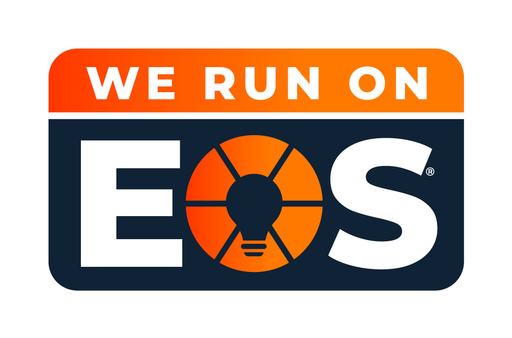 We Run on EOS badge