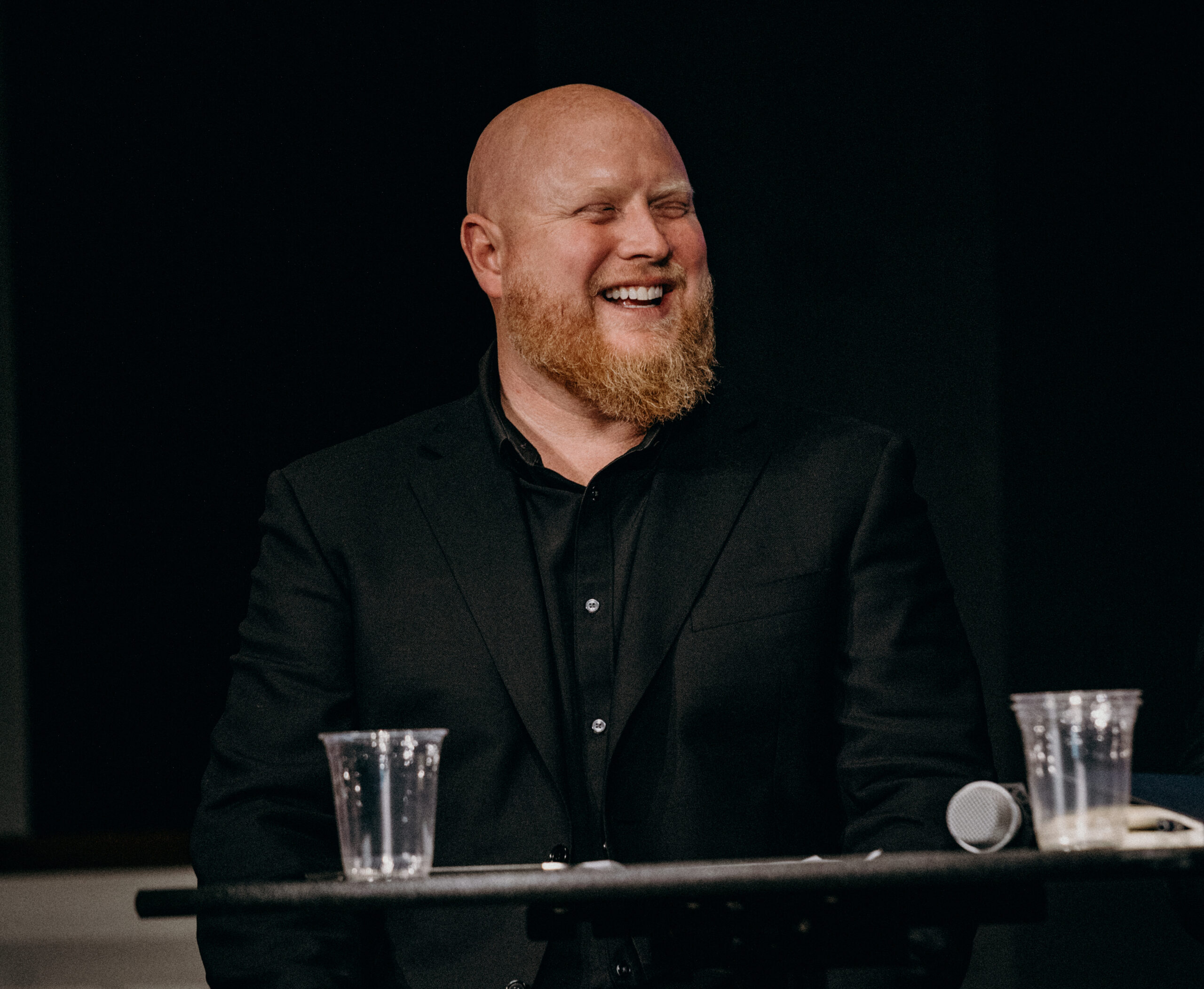 Jonathan D. Reynolds at a speaking engagement