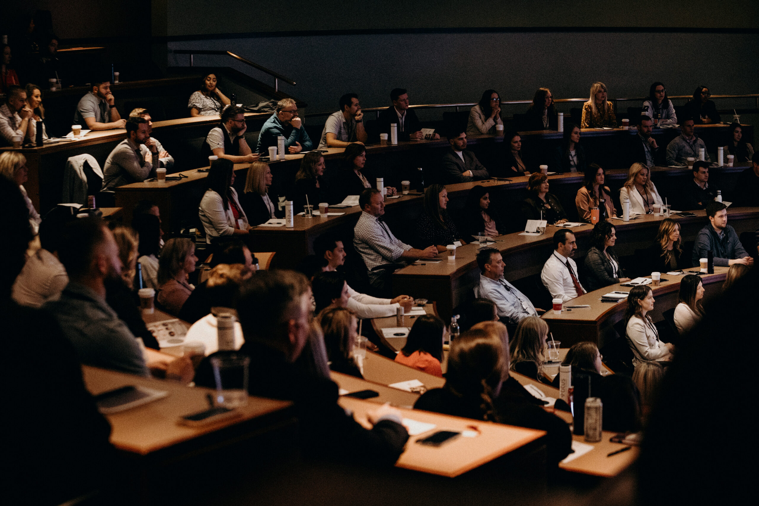 A conference audience