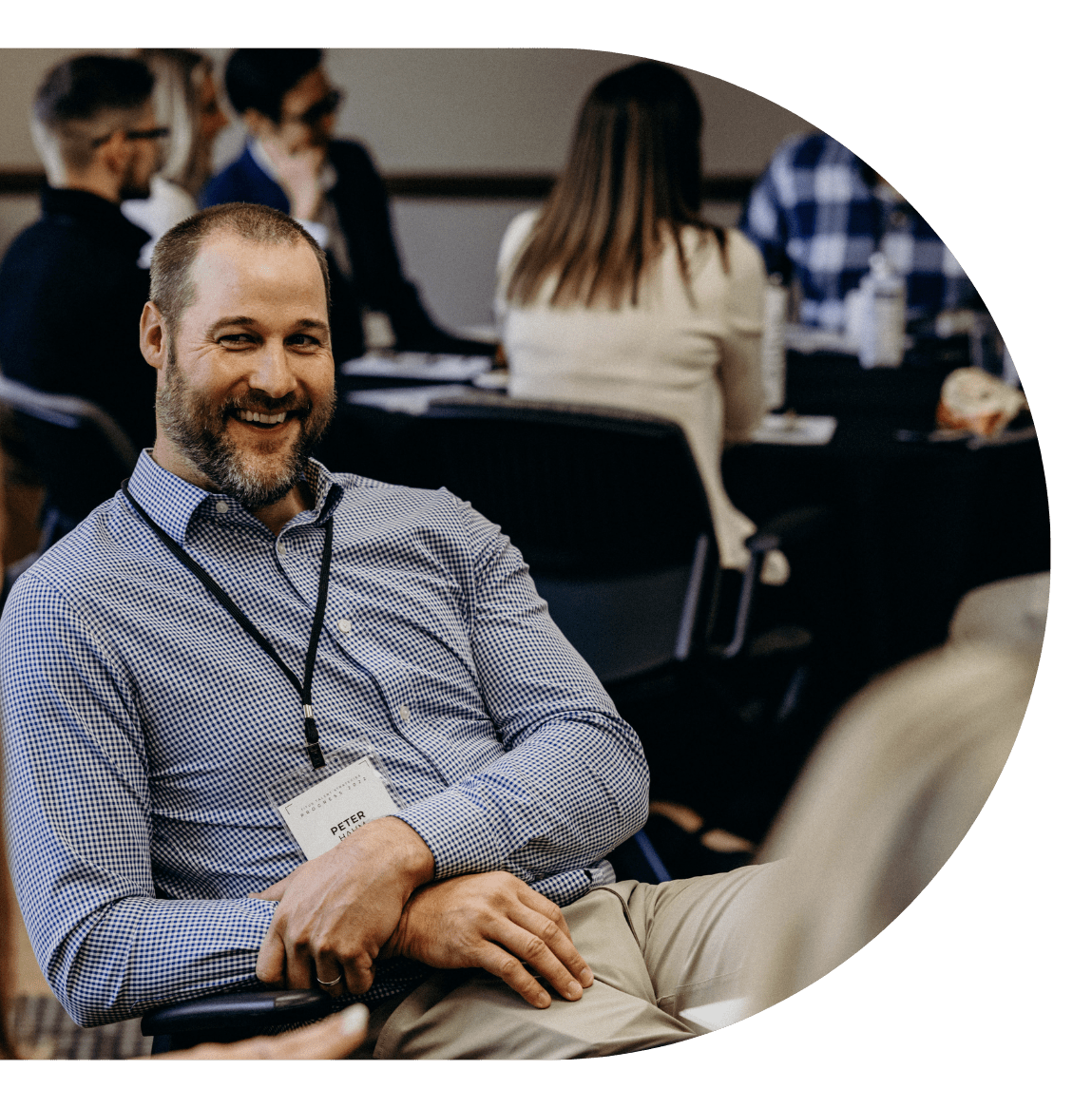 VP of Operations Peter Hahm attending an event