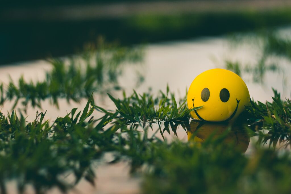 A smiley face