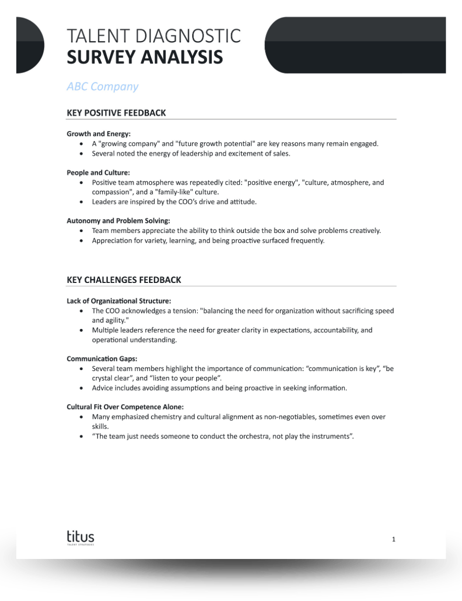 Talent Diagnostic 1